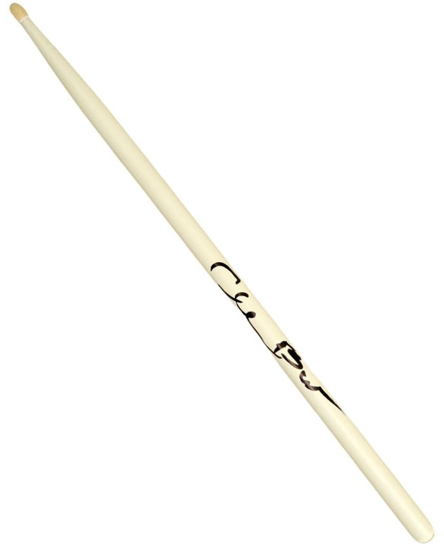 Clem Burke Blondie Drummer signed Drumstick COA exact proof autographed STAR.