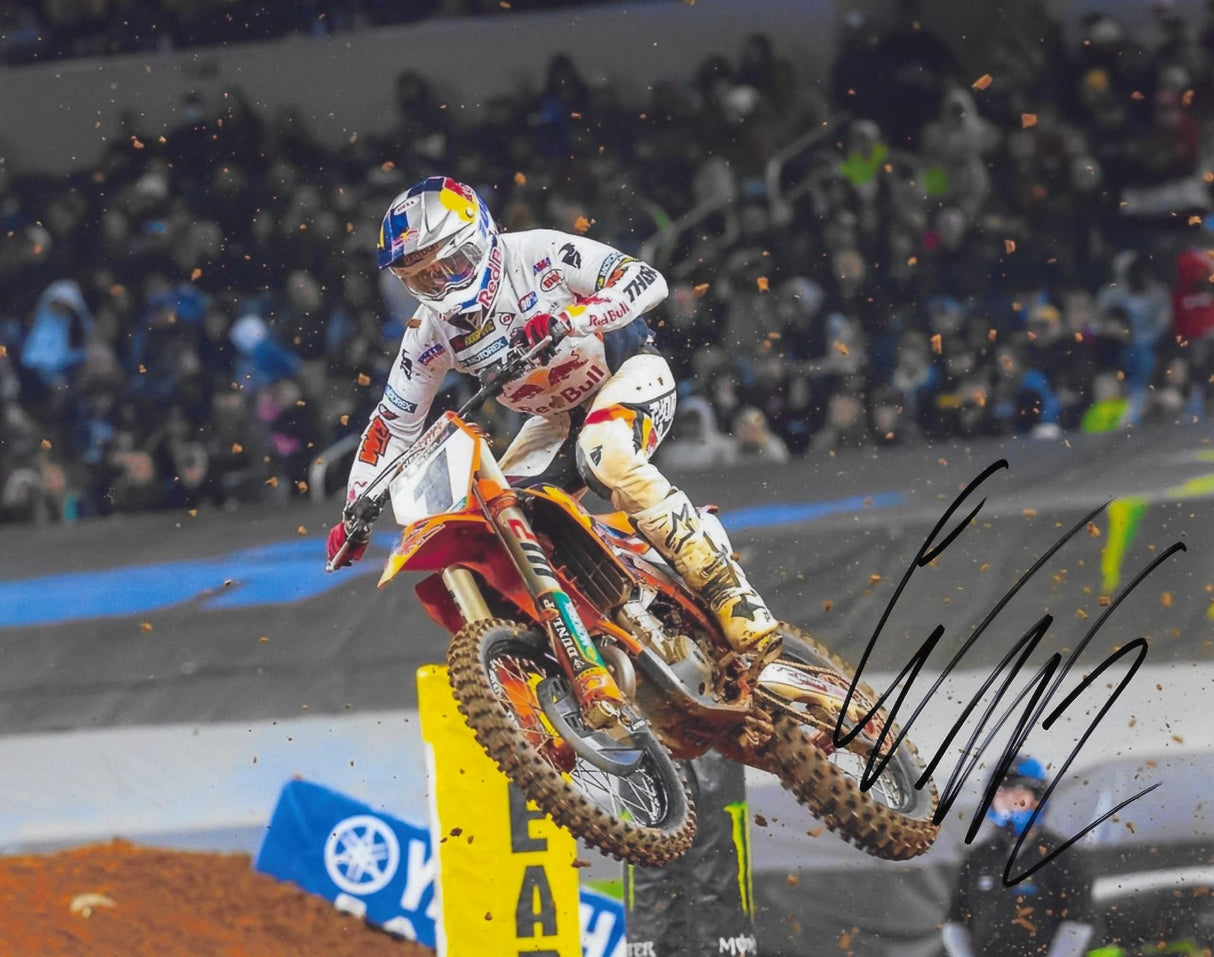 Cooper Webb Supercross Motocross Signed 8x10 Photo COA Proof Autographed,