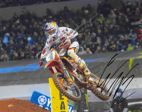Cooper Webb Supercross Motocross Signed 8x10 Photo COA Proof Autographed,