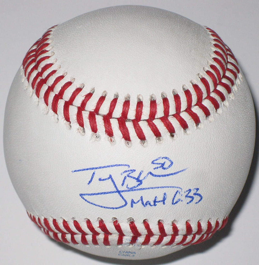 Ty Blach Baltimore Orioles SF Giants signed autographed baseball COA Proof