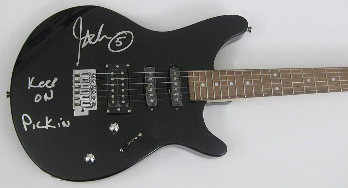 John Lowery John 5 signed electric guitar Rob Zombie Marilyn Manson Proof Beckett star autograph