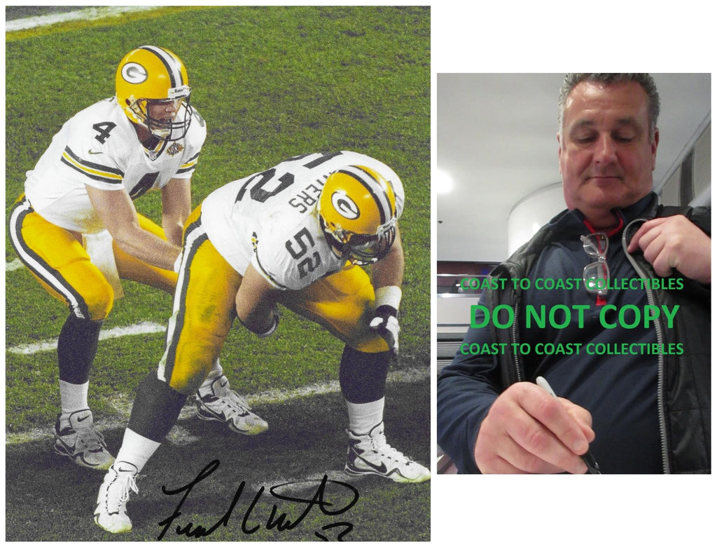 Frank Winters Signed 8x10 Photo COA Proof Green Bay Packers Football Autographed
