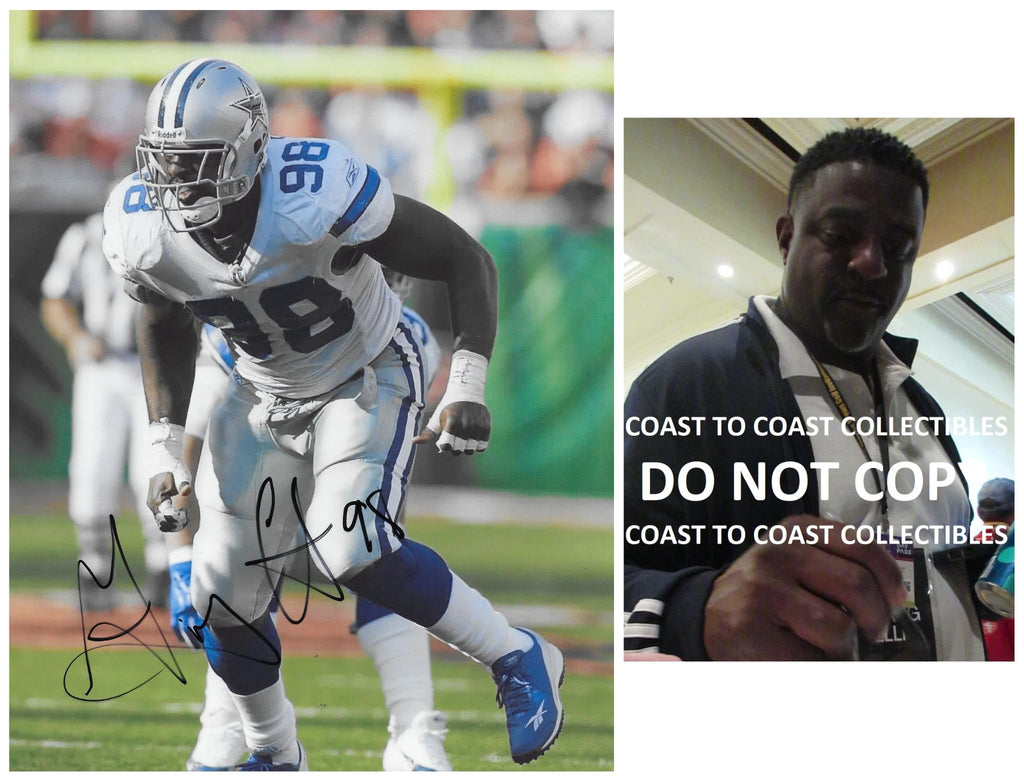 Greg Ellis Signed 8x10 Photo COA Proof Dallas Cowboys Football Autographed.