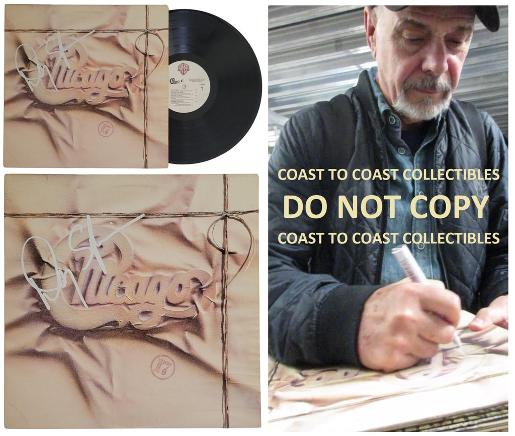 Danny Seraphine Signed Chicago 17 Album Vinyl Record COA Proof Autographed