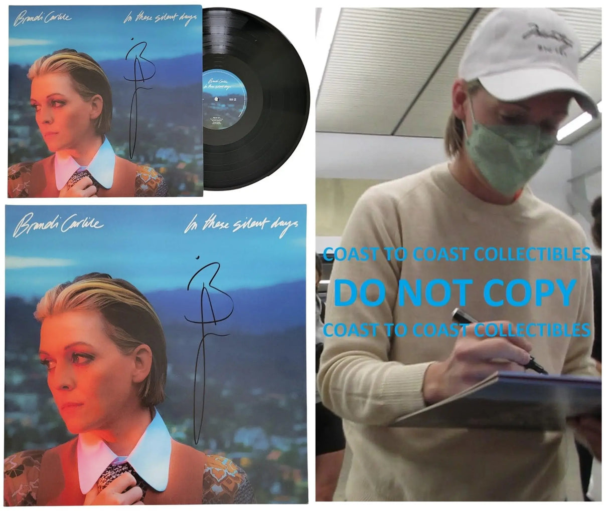Brandi Carlile Signed In These Silent Days Album Proof COA Autographed Vinyl Star