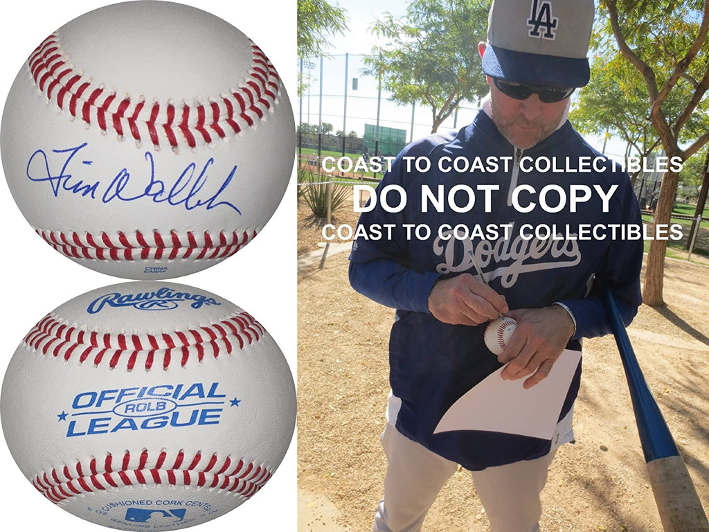Tim Wallach Montreal Expos Los Angeles Dodgers signed autographed baseball proof