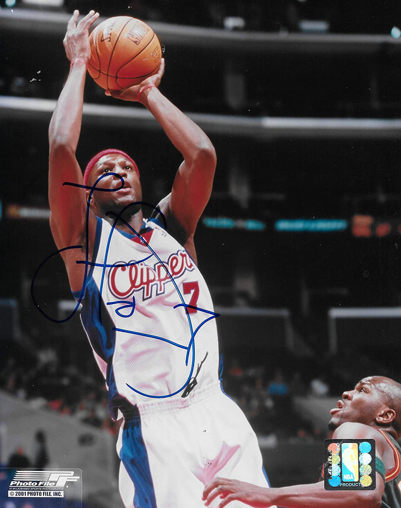 Lamar Odom Los Angeles Clippers signed basketball 8x10 photo COA