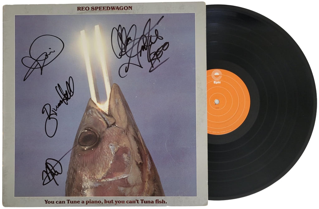 REO Speedwagon Signed You Can Tune a Piano Album COA Proof Autographed Vinyl Record