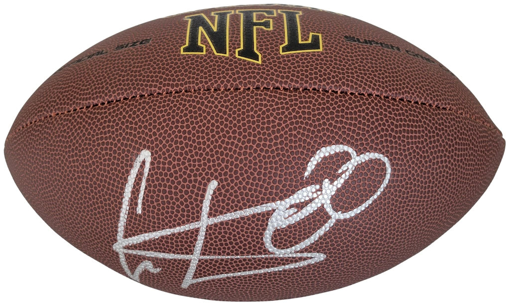 Cris Carter Vikings Philadelphia Eagles signed NFL football proof COA autographed