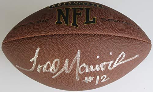 Todd Marinovich USC Trojans, LA Raiders signed autographed Football, COA with Proof Photo