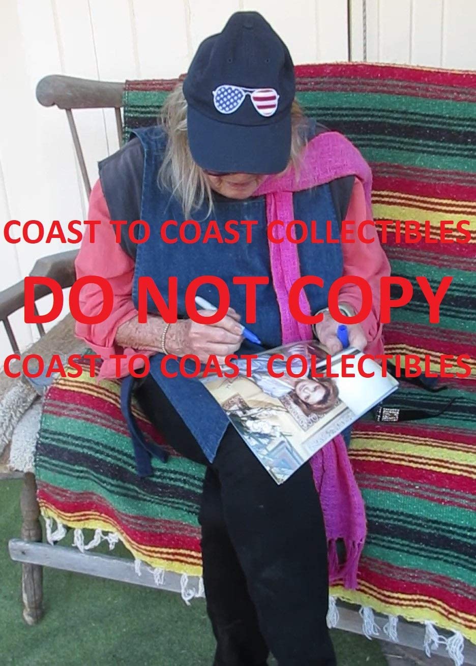 Angie Dickinson actress signed 8x10 photo exact proof COA. STAR