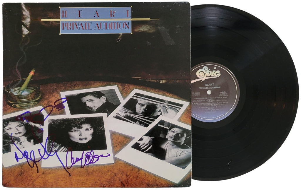 Nancy Wilson & Ann Wilson Signed Heart Private Audition Album Vinyl Proof COA Autographed