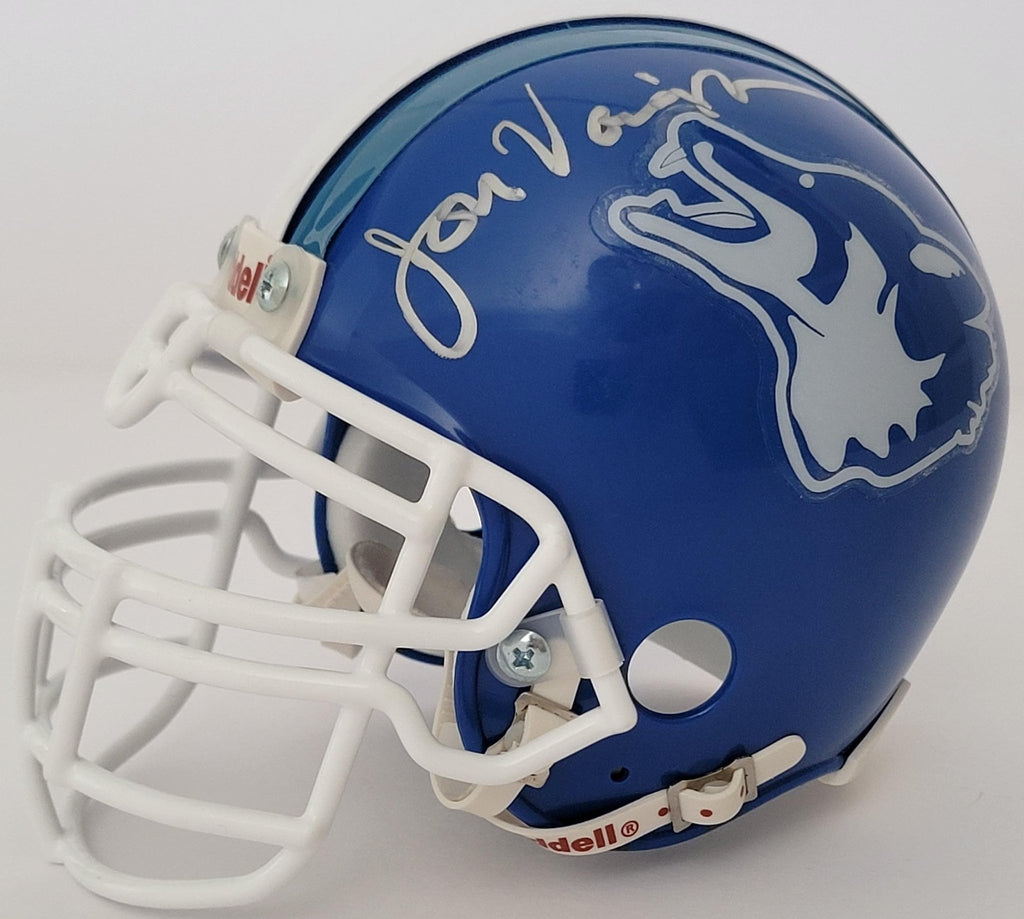 Jon Voight Signed Varsity Blues Texas Coyotes Mini Helmet Proof COA Bud Kilmer STAR