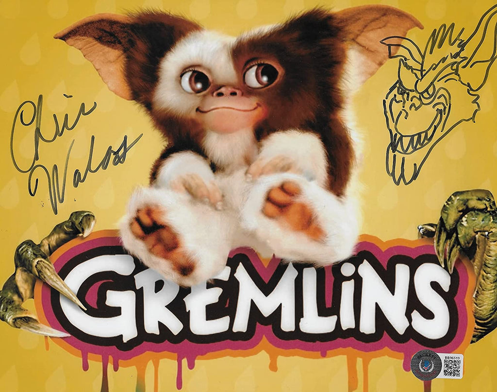 Chris Walas signed autographed Gremlins 8x10 photo with sketch Beckett COA STAR