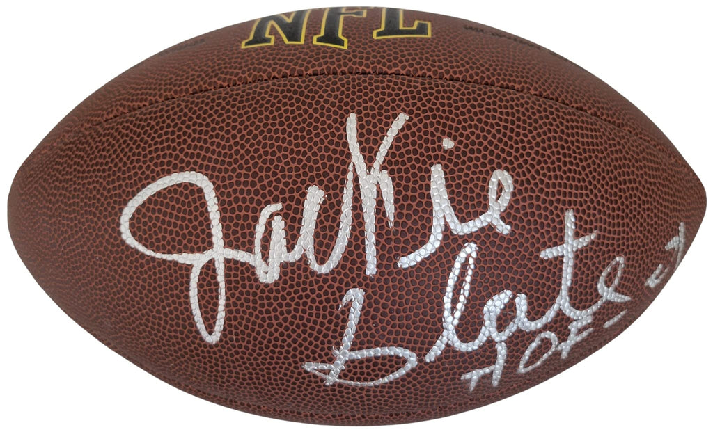 Jackie Slater HOF Los Angeles Rams signed NFL football proof COA autographed