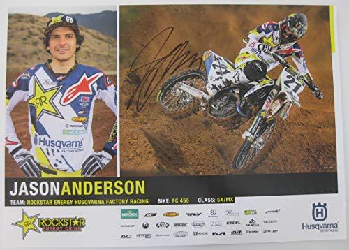 Jason Anderson, Supercross, Motocross, Signed, Autographed, 11x17 Poster, COA Will Be Included.
