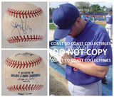 Jeremy Giambi signed baseball COA proof autographed Oakland A's Red Sox Royals