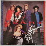 Nancy Wilson Ann Wilson signed Heart album proof COA autographed Denny Carmassi STAR