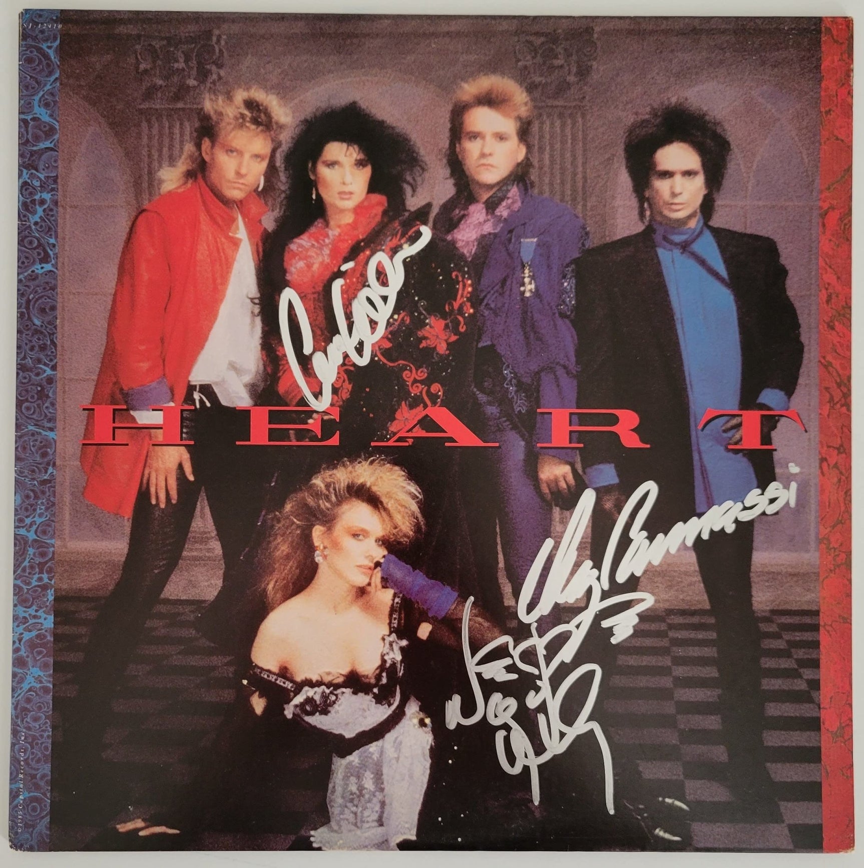 Nancy Wilson Ann Wilson signed Heart album proof COA autographed Denny Carmassi STAR