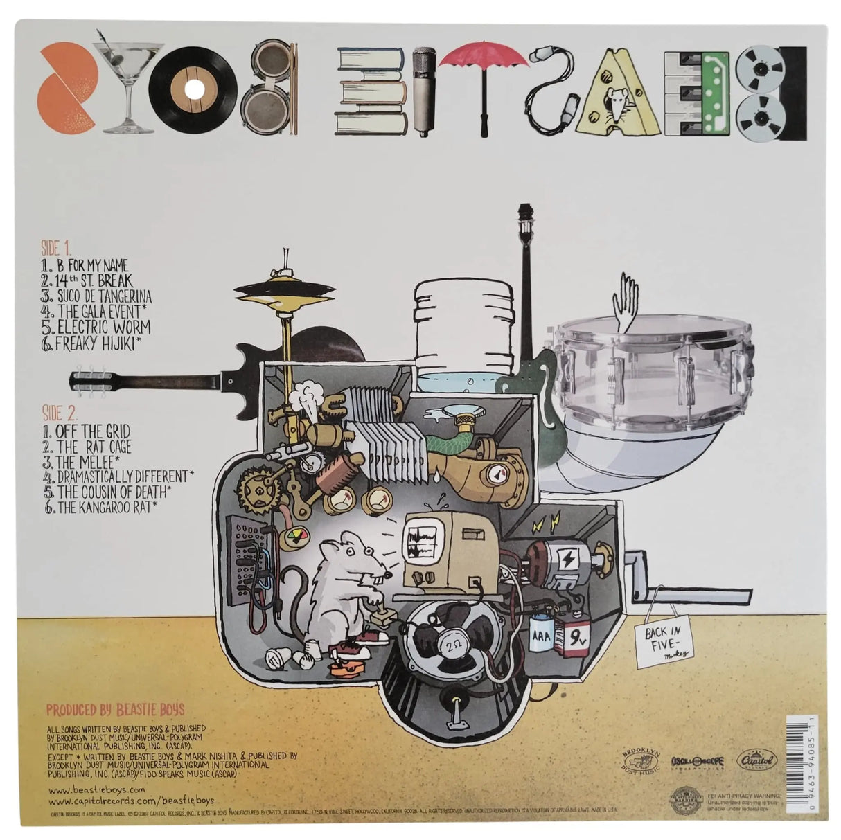 Mike Diamond signed Beastie Boys The Mix Up album vinyl Proof COA autographed STAR