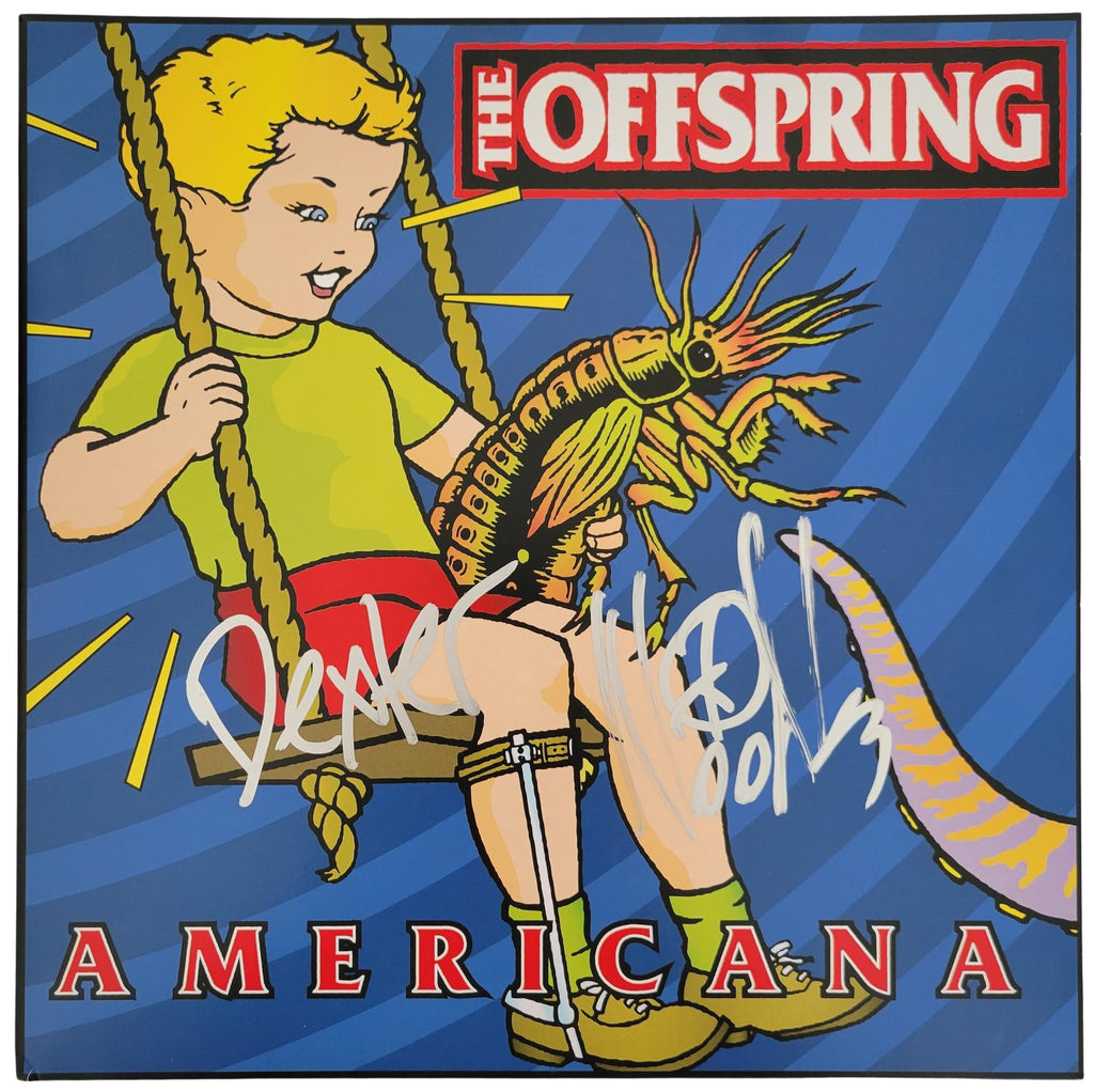 Dexter Holland Noodles signed The Offspring Americana album Vinyl COA proof auto STAR