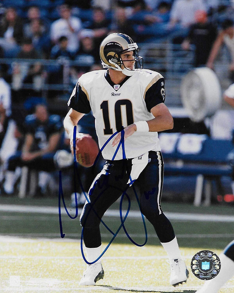 Marc Bulger St Louis Rams signed autographed, 8x10 Photo, COA will be included'