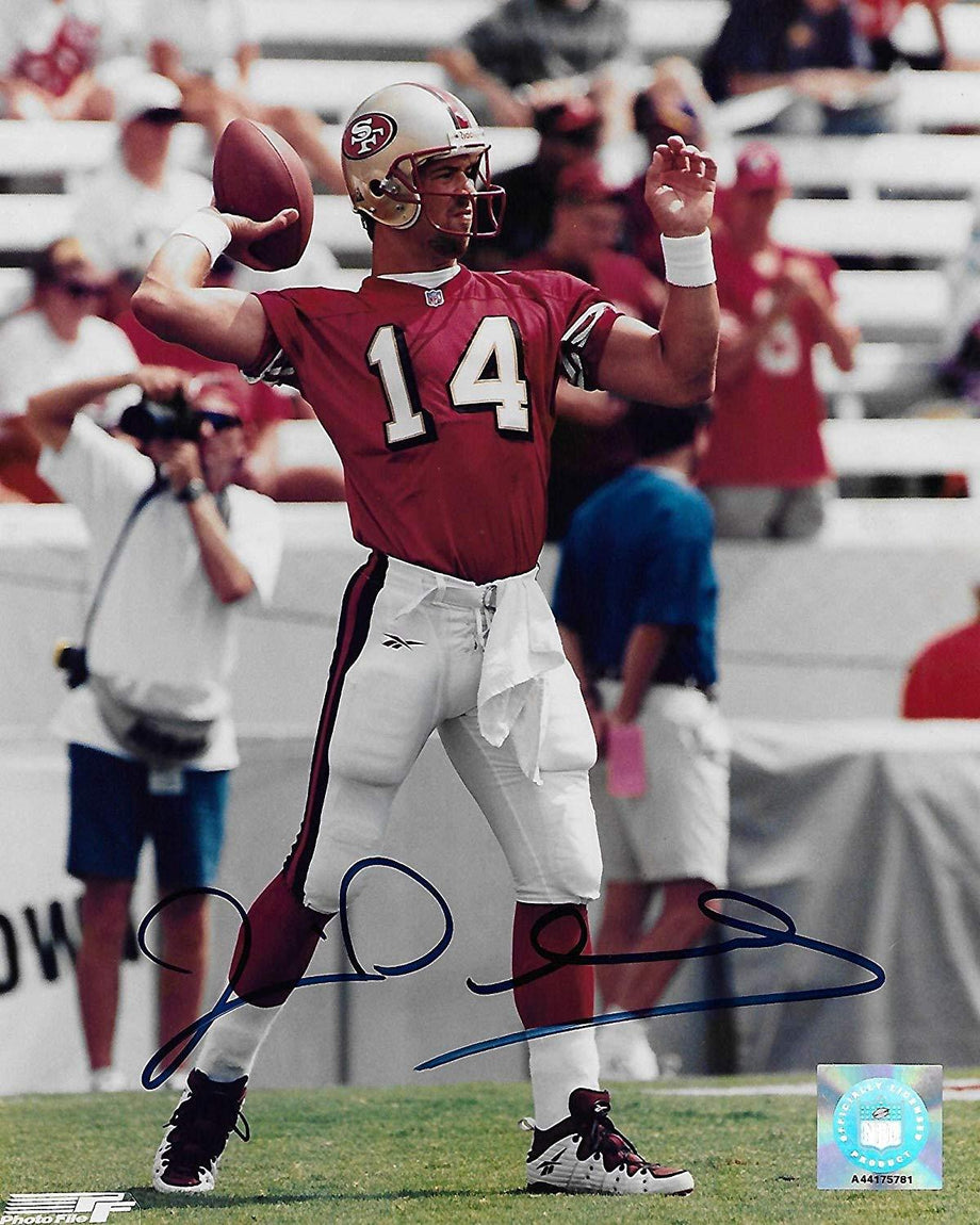 Autographed JIM HOUSTON 8X10 Cleveland Browns Photo