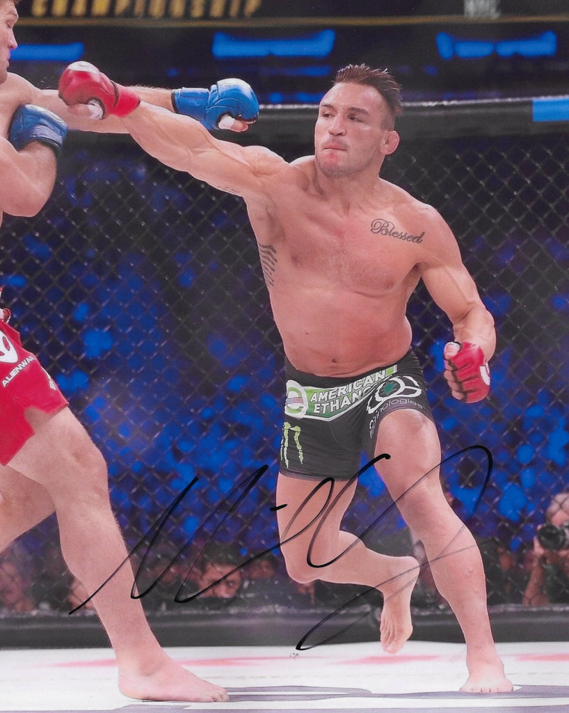 Michael Chandler Mixed Martial Artist signed UFC 8x10 photo COAproof autographed.