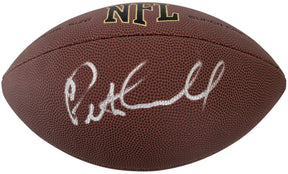 Pete Carroll Seattle Seahawks USC Trojans signed football proof COA autographed