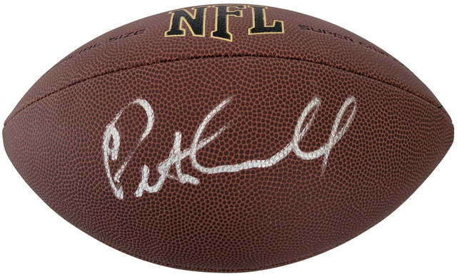 Pete Carroll Seattle Seahawks USC Trojans signed football proof COA autographed