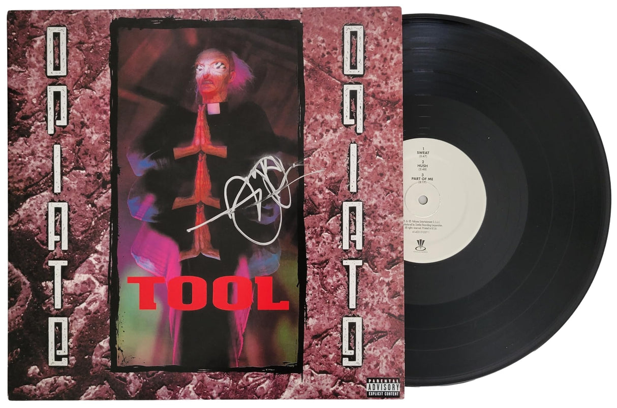 Adam Jones signed Tool Opiate album Vinyl COA exact proof autographed