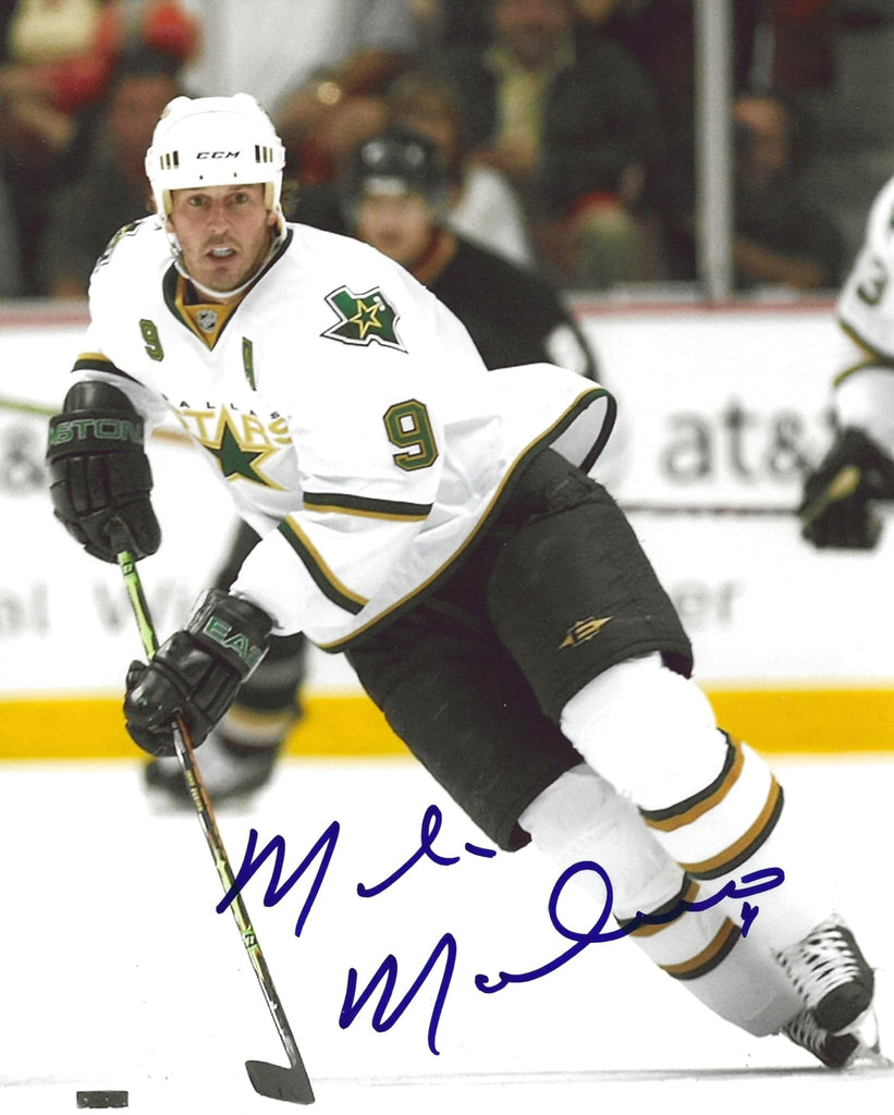 Mike Modano Signed Dallas Stars Hockey 8x10 Photo Proof COA Autographed