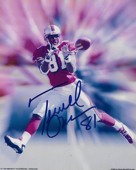 Terrell Owens San Francisco 49ers signed autographed 8x10 Photo. COA