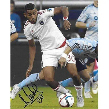 Anibal Godoy, San Jose Earthquakes, Panama, signed, autographed, soccer 8x10 photo - COA and proof