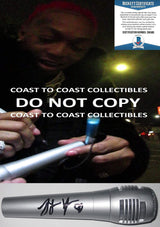 Tyla Yaweh rapper songwriter signed microphone proof Beckett COA autographed mic STAR