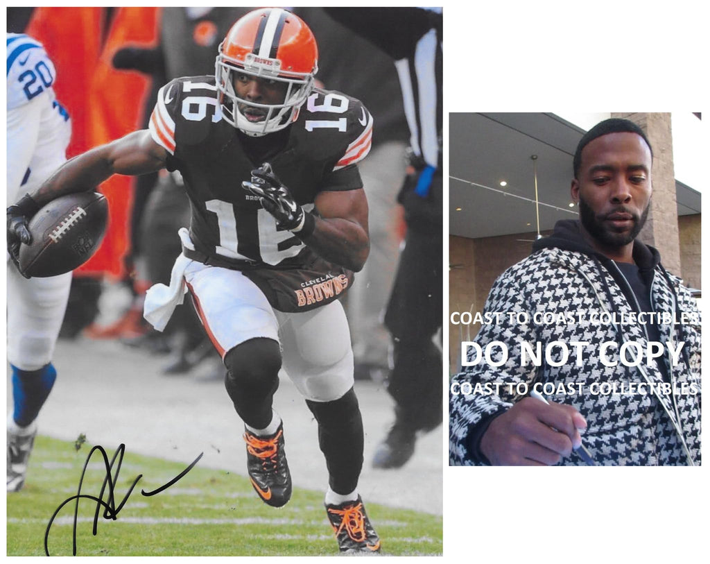 Andrew Hawkins Signed 8x10 Photo COA Proof Cleveland Browns Football Autographed