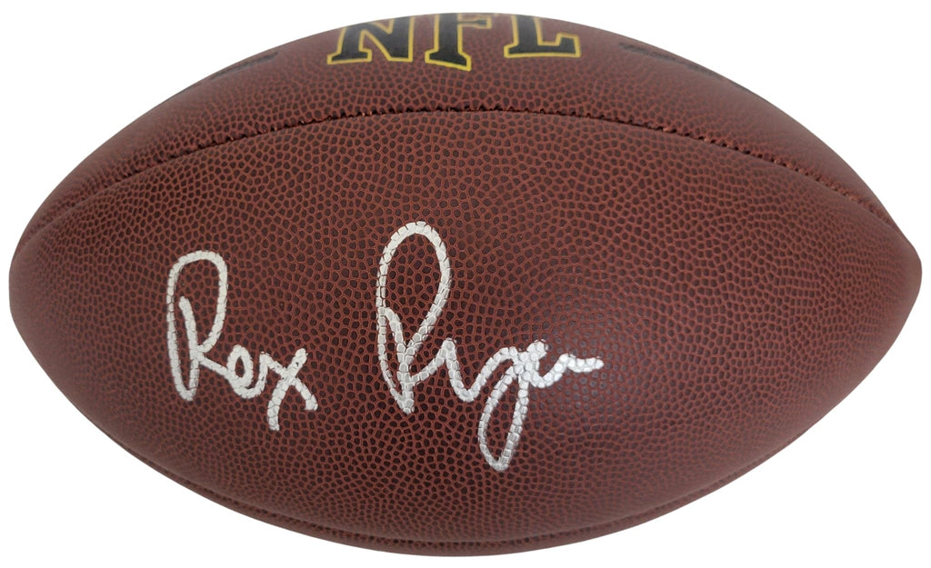 Rex Ryan Signed NFL Football Proof COA New York Jets 85 Bears Autographed