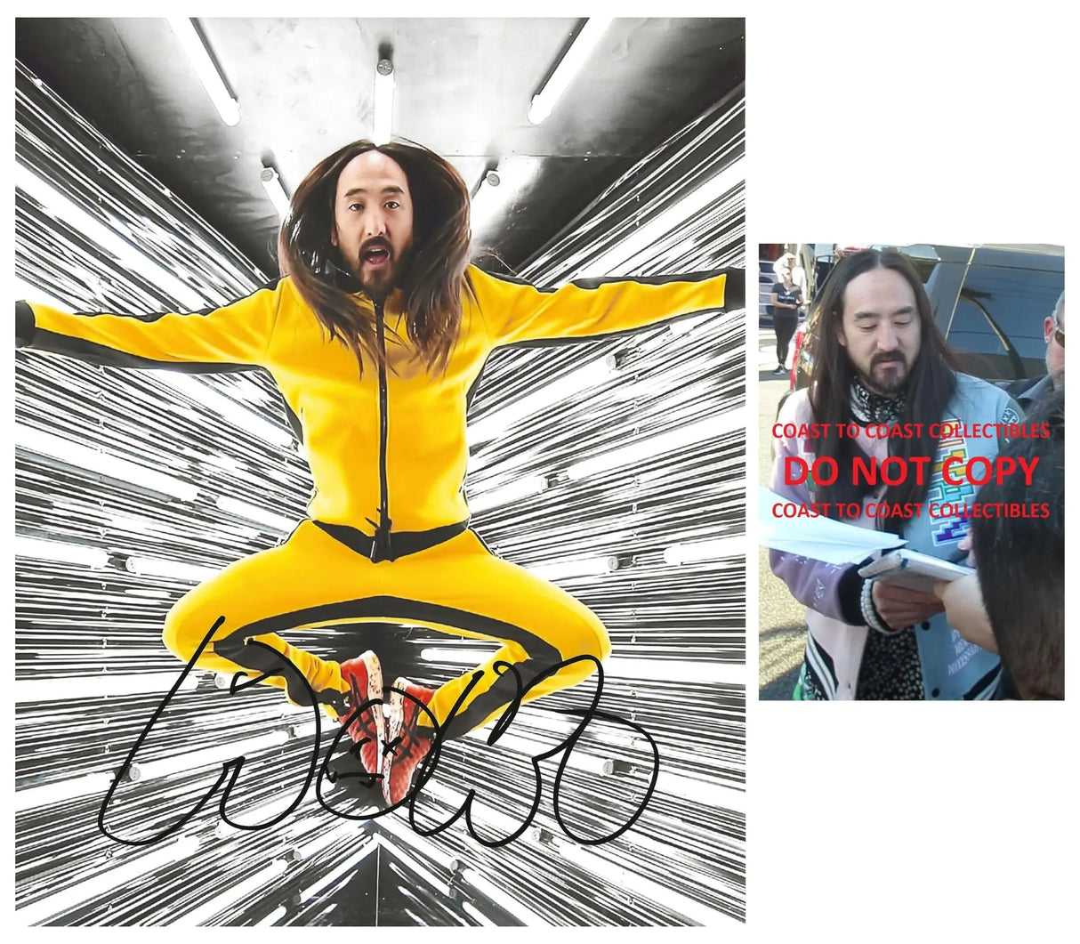 DJ Steve Aoki EDM Music Producer signed 8x10 Photo COA Proof autographed. STAR