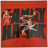 Sammy Hager signed All Night Long album vinyl Record COA exact proof autographed star
