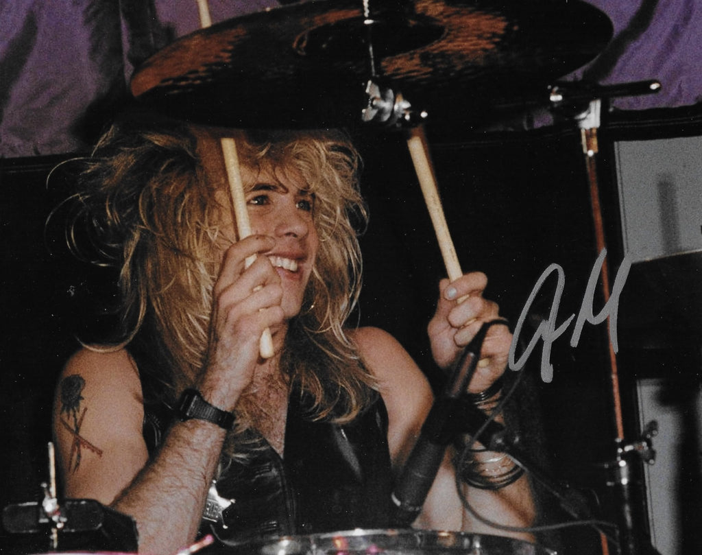 Steven Adler Guns N Roses Drummer signed 8x10 photo proof COA autographed GNR...