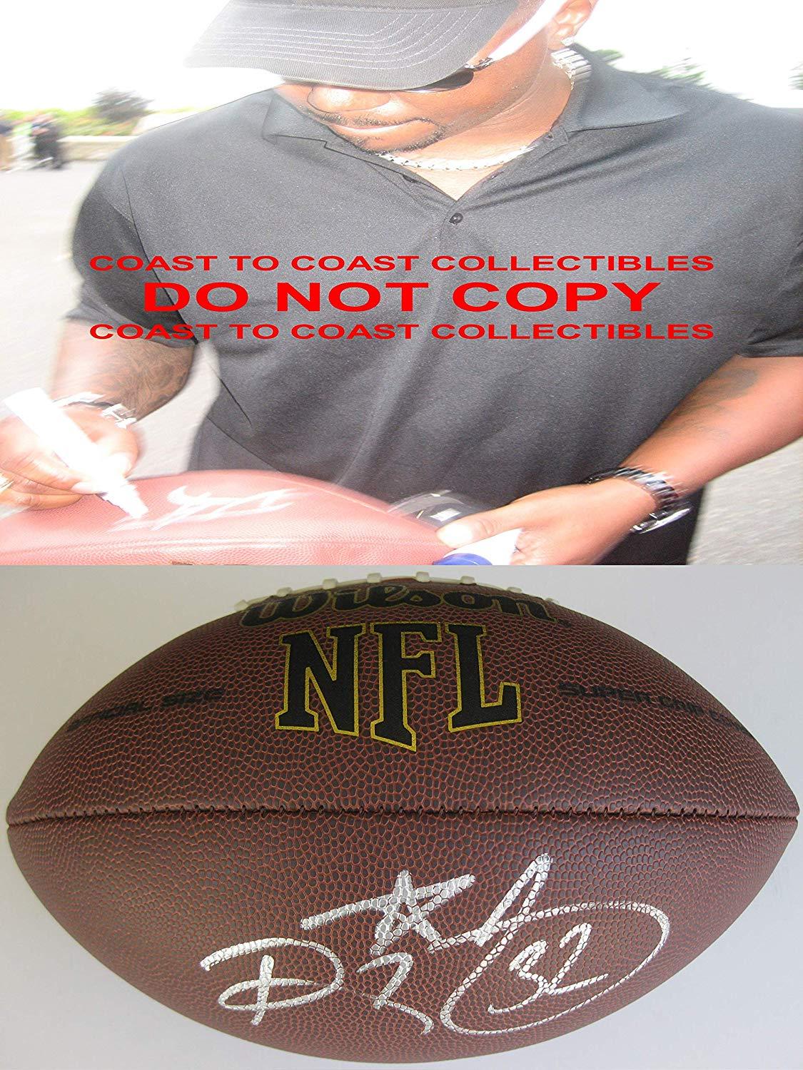 Ricky Watters, San Francisco 49ers, Eagles, Seahawks, signed, autographed, NFL Football, COA proof
