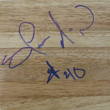 Shawn Kemp Seattle SuperSonics signed autographed basketball floorboard proof