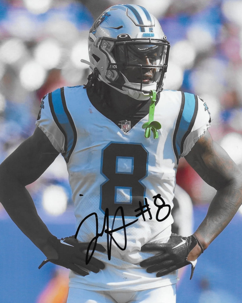 Jaycee Horn signed Carolina Panthers 8x10 football photo COA autographed.