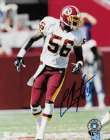 LaVar Arrington Signed Washington Football 8x10 Photo Proof COA Autographed.