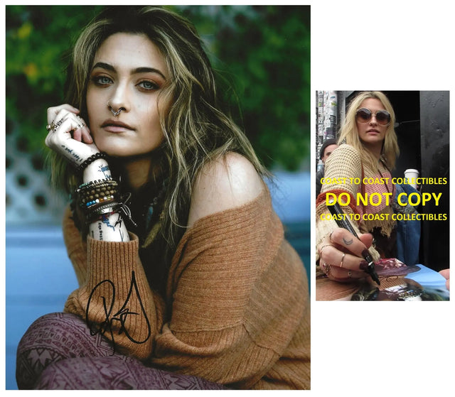Paris Jackson musician signed 8x10 Photo Proof COA autographed (Michael Jackson) STAR