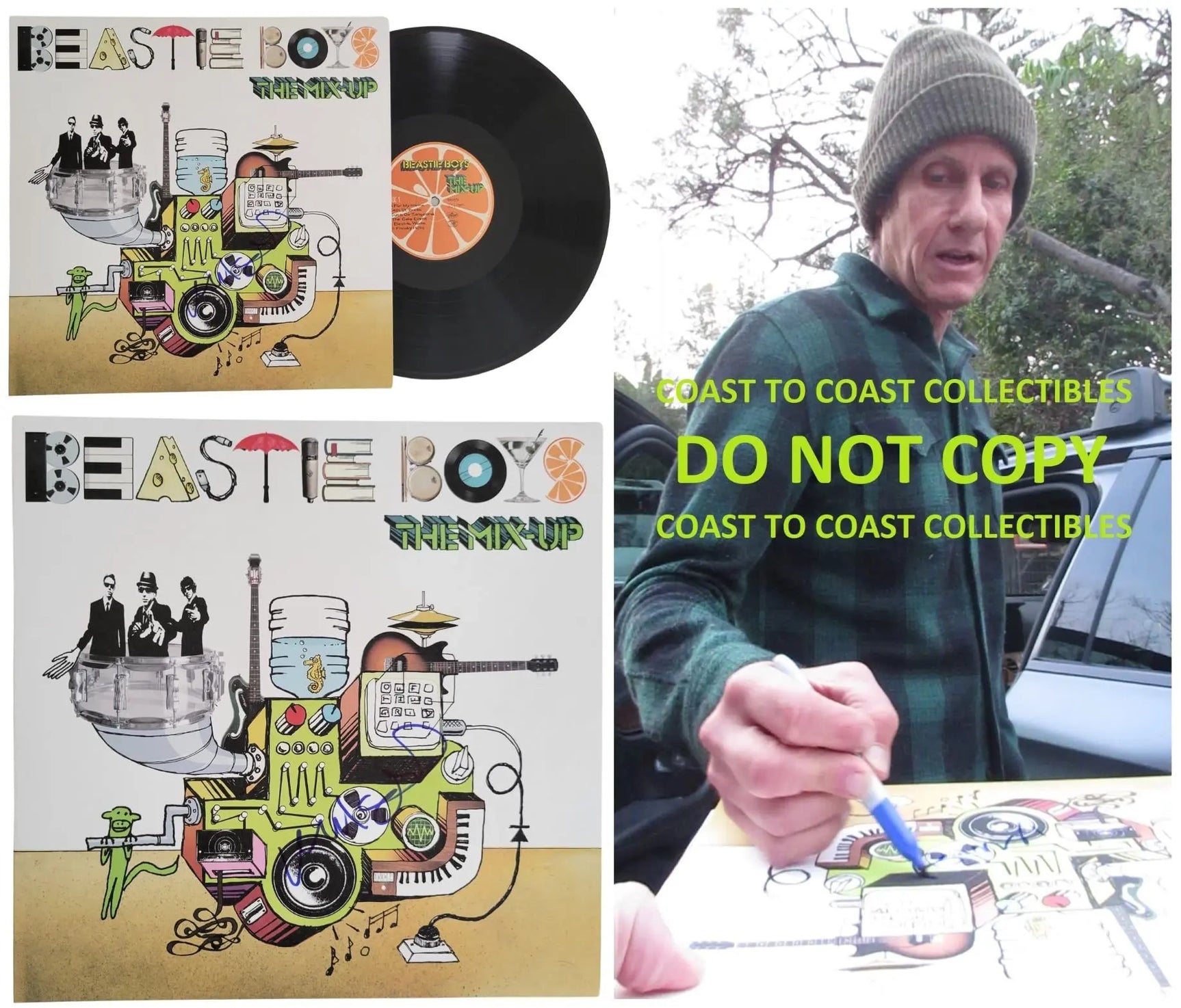 Mike Diamond signed Beastie Boys The Mix Up album vinyl Proof COA autographed STAR