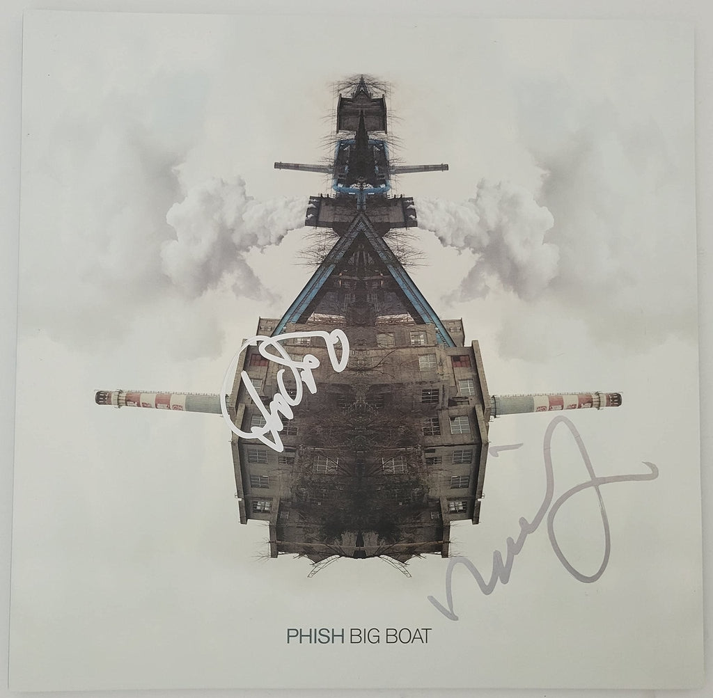 Trey Anastasio Mike Gordon signed Phish Big Boat album vinyl COA proof STAR