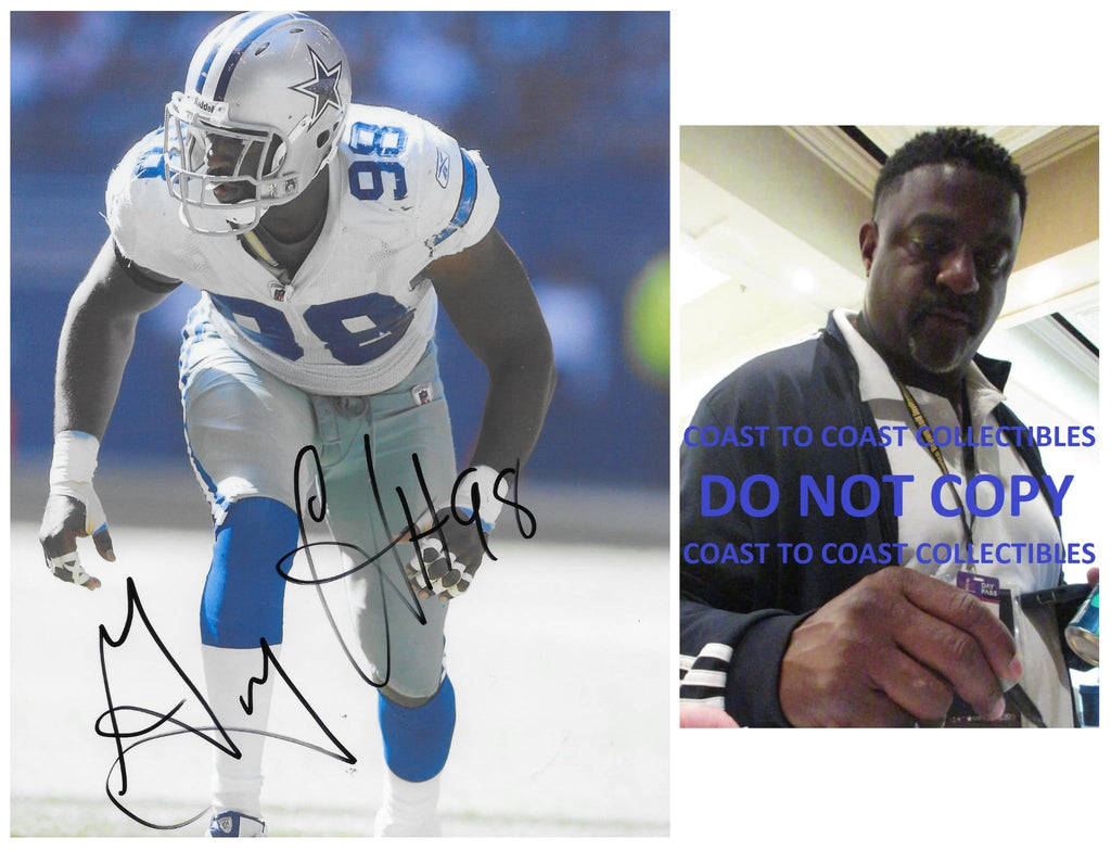 Greg Ellis Signed 8x10 Photo COA Proof Dallas Cowboys Football Autographed