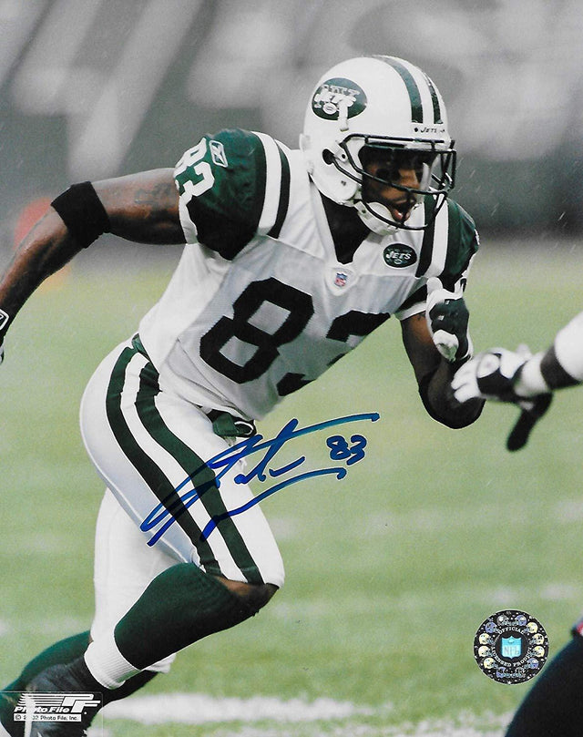 Santana Moss New York Jets signed autographed, 8x10 Photo, COA will be included'