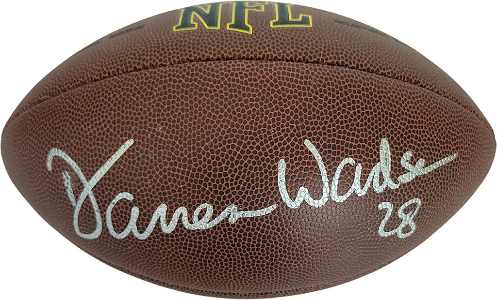Darren Woodson Cowboys ASU signed NFL football proof Beckett COA autographed